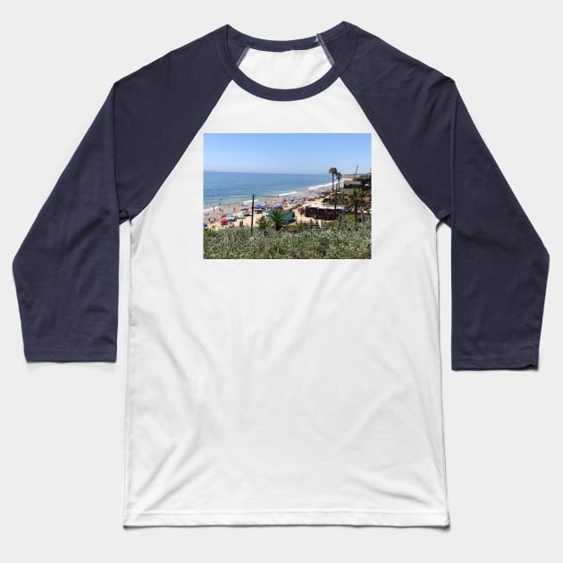 Crystal Cove Beach, CA Baseball T-Shirt by Star Sandwich